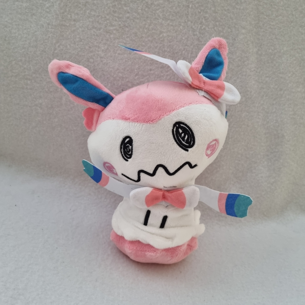Mimikyu Sylveon Plush Doll Stuffed Animal Soft Collectible Toy Gift for Kids